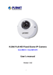 H.264 Full-HD Fixed Dome IP Camera