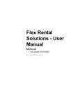 Flex Rental Solutions - User Manual