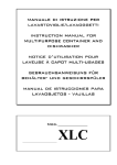 XLC Series - Commercial Warewasher