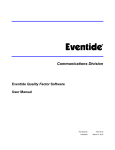 Eventide Atlas Recorder User Manual