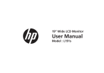 User Manual - HP Government Monitor