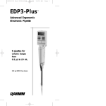 EDP3 Plus Single Channel User Manual 2002
