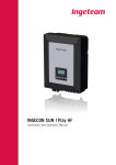 INGECON SUN 1Play HF Installation manual (English)