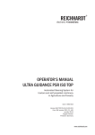 operator`s manual ultra guidance psr iso top