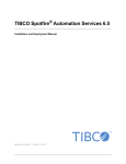 TIBCO Spotfire Automation Services 6.5