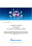 Creating Test Signals for Bluetooth with AMIQ