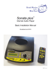 the Sonata plus User Manual.