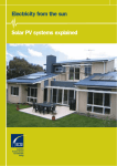 Electricity from the sun Solar PV systems explained