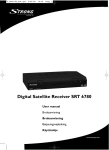 Digital Satellite Receiver SRT 6780