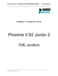 Proxima V.92 Junior 2 56K modem