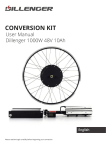 Dillenger 1000W 10Ah Kit Manual