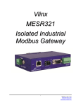 Manual MESR321 - B&B Electronics