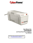 User Manual - CyberPower Systems