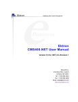 Ektron CMS400.NET User Manual - Ektron Product Documentation