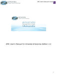 ZMC User`s Manual for Amanda Enterprise Edition 3.3
