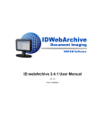 ID:webArchive 3.4.1 User Manual