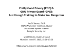 (PGP) & GNU Privacy Guard (GPG)