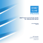 EMC Host Connectivity Guide for VMWare ESX Server