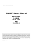 M68060 User`s Manual