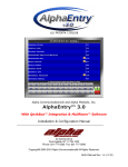 AlphaEntry™ 3.0 - Alpha Communications