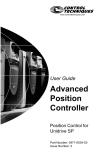 Advanced Position Controller User Guide