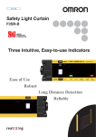 Three Intuitive, Easy-to-use Indicators Safety Light Curtain
