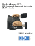 user`s manual - Kinesis Corporation