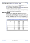 Introduction to the Spreadsheet Editor (G04)