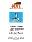 175-40 - Corrosion Test Cell - User Manual