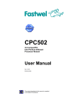 CPC502 User Manual
