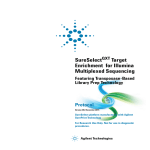 SureSelect Target Enrichment for Illumina Multiplexed Sequencing