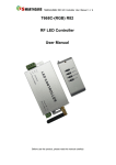 T668C-(RGB) R82 RF LED Controller User Manual