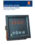 RD 301 Echo sounder remote display