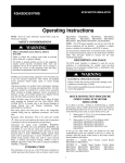 Operating Instructions