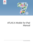 ATLAS.ti Mobile for the iPad