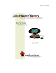 Sentry User`s Guide