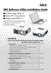 NEC Software Utility Installation Guide