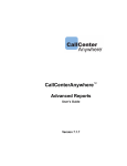 CallCenterAnywhere™ - Oracle Documentation