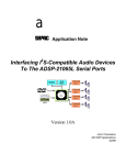Interfacing I S-Compatible Audio Devices To The