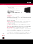 kdl32ex400 mfg spec sheet