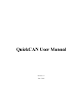 QuickCAN User Manual