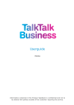 Userguide - TalkTalk Business