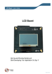 LCD Board - User`s Guide