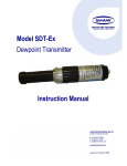 Instruction Manual Model SDT