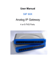 User Manual SIP 60X