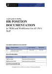 HR POSITION DOCUMENTATION