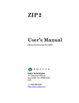 ZIP 2 User`s Manual (3.52.4)