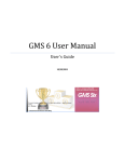 GMS 6 User Manual - Special Olympics