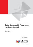 Cube Camera with Fixed Lens Hardware Manual