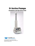 Legacy Syringe Pumps User Manual